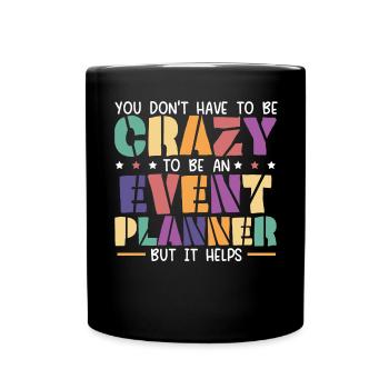 Event Management Organizer Event Planner - Full Color Mug - black - Front