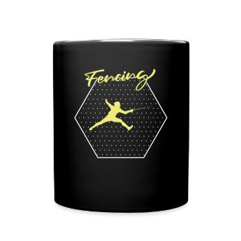 fencing - Full Color Mug - black - Front
