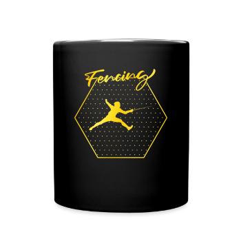 fencing - Full Color Mug - black - Front
