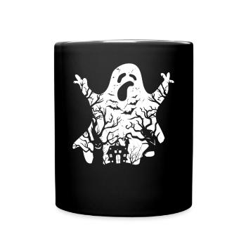 Ghost Halloween Party Ghost Halloween Ghost - Full Color Mug - black - Front