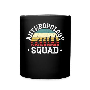 Anthropology Squad Science Prehistoric Archaeology - Full Color Mug - black - Front
