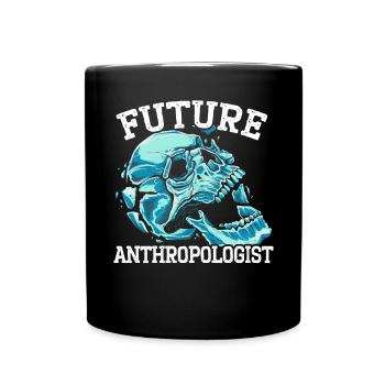 Future Anthropologist Prehistoric Anthropology - Full Color Mug - black - Front