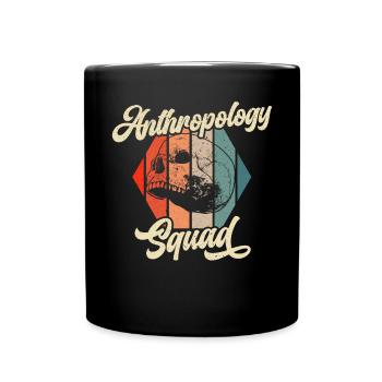 Anthropology Squad Science Prehistoric Archaeology - Full Color Mug - black - Front