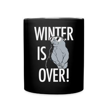 Winter is over - Full Color Mug - black - Front