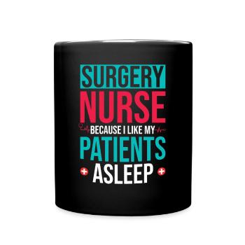 Surgery Nurse - Full Color Mug - black - Front