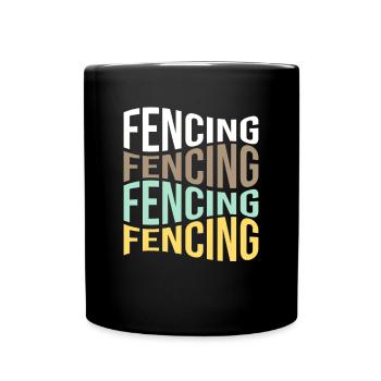 fencing - Full Color Mug - black - Front