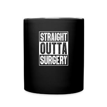 Straight Outta Surgery - Full Color Mug - black - Front