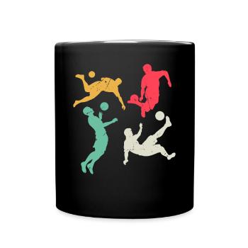 Soccer Sports Soccer Game - Soccer Players - Full Color Mug - black - Front
