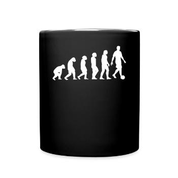 Soccer Evolution Soccer - Full Color Mug - black - Front