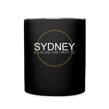 sydney saying - Full Color Mug - black - Front
