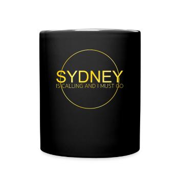 sydney saying - Full Color Mug - black - Front