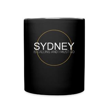 sydney saying - Full Color Mug - black - Front