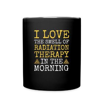 Smell Of Radiation Therapy RTx Oncology Radiation - Full Color Mug - black - Front