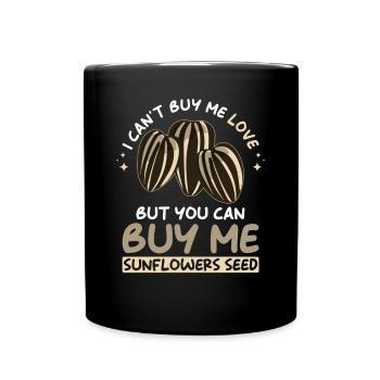 Sunflower Seeds - Full Color Mug - black - Front