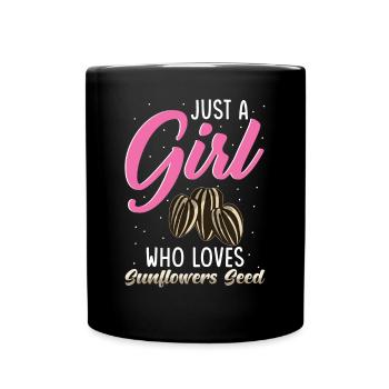 Sunflower Seeds - Full Color Mug - black - Front