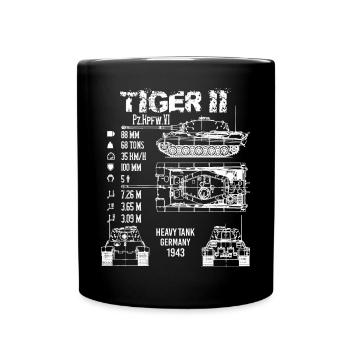 Tiger II - Full Color Mug - black - Front