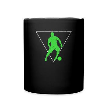 soccer - Full Color Mug - black - Front