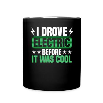 Le chargeur de véhicule électrique a conduit des véhicules électroniques avant qu’il ne soit - Tasse colorée - noir - Devant
