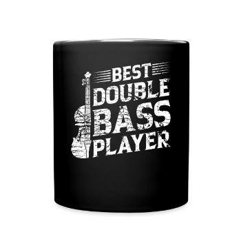 Best Double Bass Player - Double Bass Player Doubl - Full Color Mug - black - Front