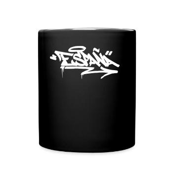 Espana Spain Spanish Graffiti Street Art Handstyle - Full Color Mug - black - Front