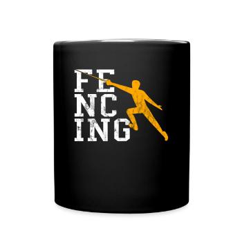 fencing - Full Color Mug - black - Front