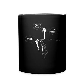 Quantum Physics Force Velocity Formula Science - Full Color Mug - black - Front