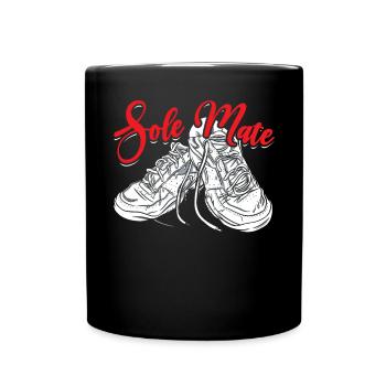 Sole Mate Shoe Collector Sneakerhead Sneakers - Full Color Mug - black - Front