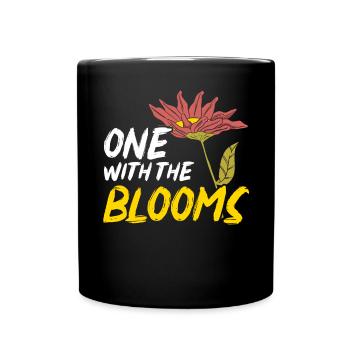 Cottagecore Mushroom Aesthetic Nature Conservation - Full Color Mug - black - Front