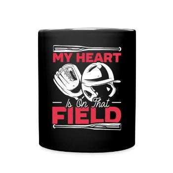 Baseball Lover Baseball Player Baseball Coach - Full Color Mug - black - Front