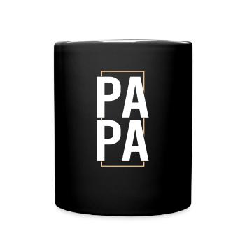 papa - Full Color Mug - black - Front