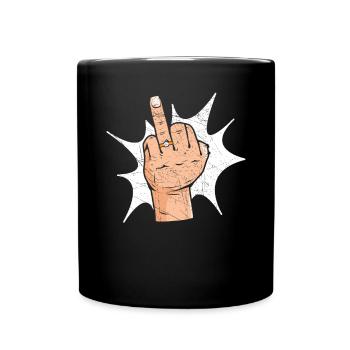 Bride And Groom Wedding Day Marriage Just Married - Full Color Mug - black - Front
