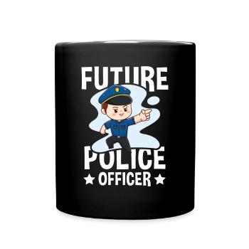 Future Police Officer Police Officer in Training - Full Color Mug - black - Front