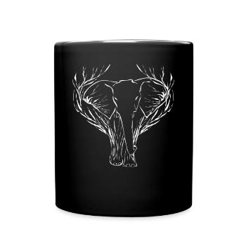 Elephant Baum Elephant - Full Color Mug - black - Front