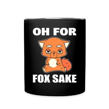 Oh For Fox Sake Veterinarian - Full Color Mug - black - Front