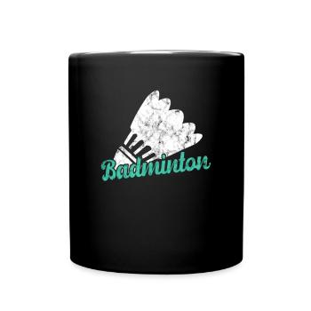 Badminton - Full Color Mug - black - Front