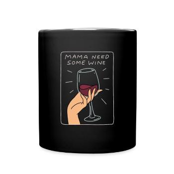 Red Wine Lover Wine Drinker Wine Tester Wine - Full Color Mug - black - Front