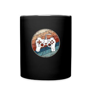 Retro Game Controller - Full Color Mug - black - Front