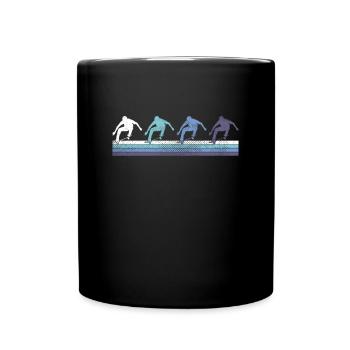 Skateboarding Action - Full Color Mug - black - Front