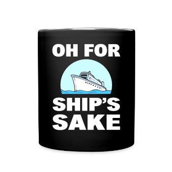 Cruising Vacation Tourist - Full Color Mug - black - Front