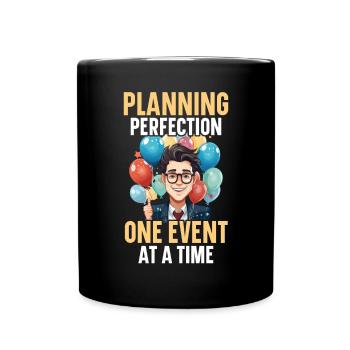 Event Planner Coordinator Job Event Planning - Full Color Mug - black - Front