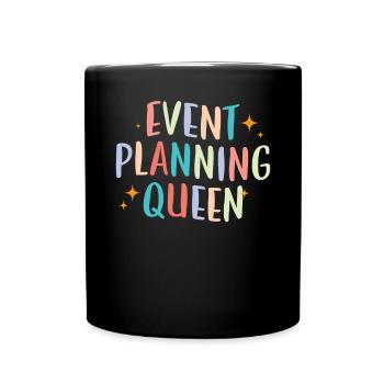 Event Planner Coordinator Job Event Planning - Full Color Mug - black - Front