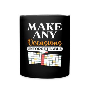 Event Planner Coordinator Job Event Planning - Full Color Mug - black - Front