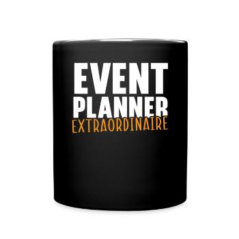 Event Planner Coordinator Job Event Planning - Full Color Mug - black - Front