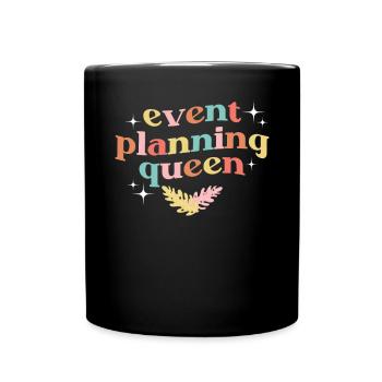 Event Planner Coordinator Job Event Planning - Full Color Mug - black - Front