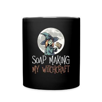 Soap Making - My Witchcraft - Soap Making Soap - Full Color Mug - black - Front
