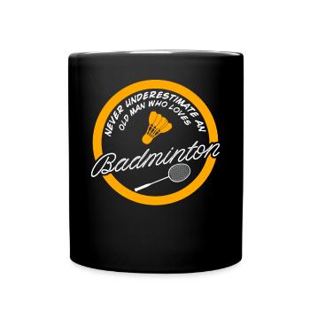 Badminton Player Badminton - Full Color Mug - black - Front