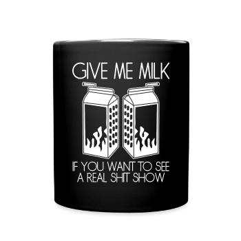 Lactose intolerance - Full Color Mug - black - Front