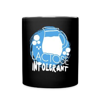 Funny Lactose Intolerant Joke - Full Color Mug - black - Front