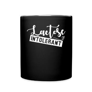 Lactose intolerance Milk - Full Color Mug - black - Front