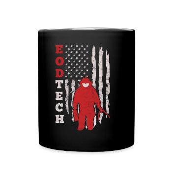 Bomb Squad Bomb Technician EOD TECH - Full Color Mug - black - Front